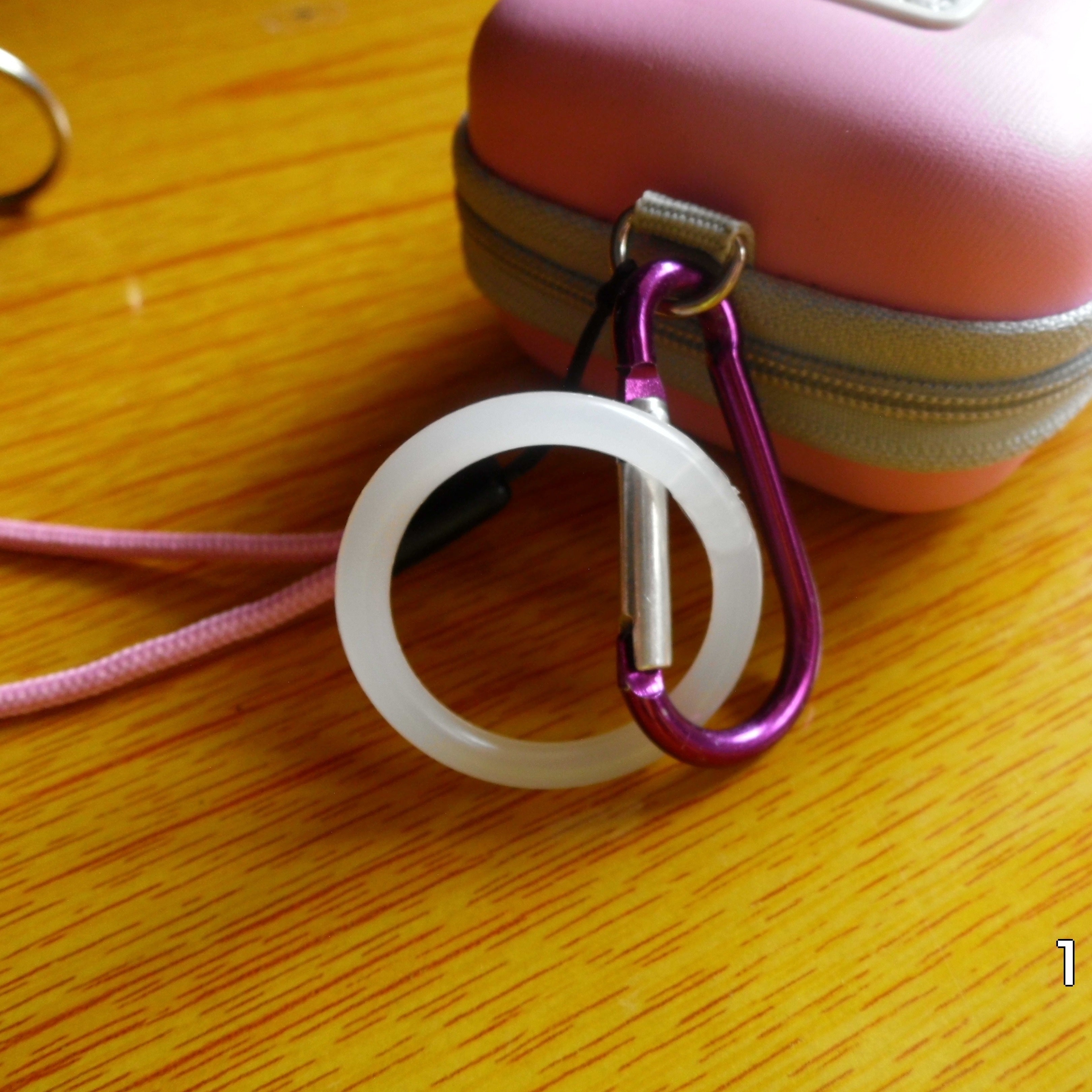 12 ta mustahkam plastik halqalar dush pardalari, kalitlar, sumkalar va DIY loyihalari uchun.