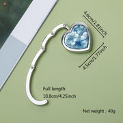 Percha para bolso de aleación de zinc con forma de corazón estilo bohemio, plegable, para mesa, gancho para bolso