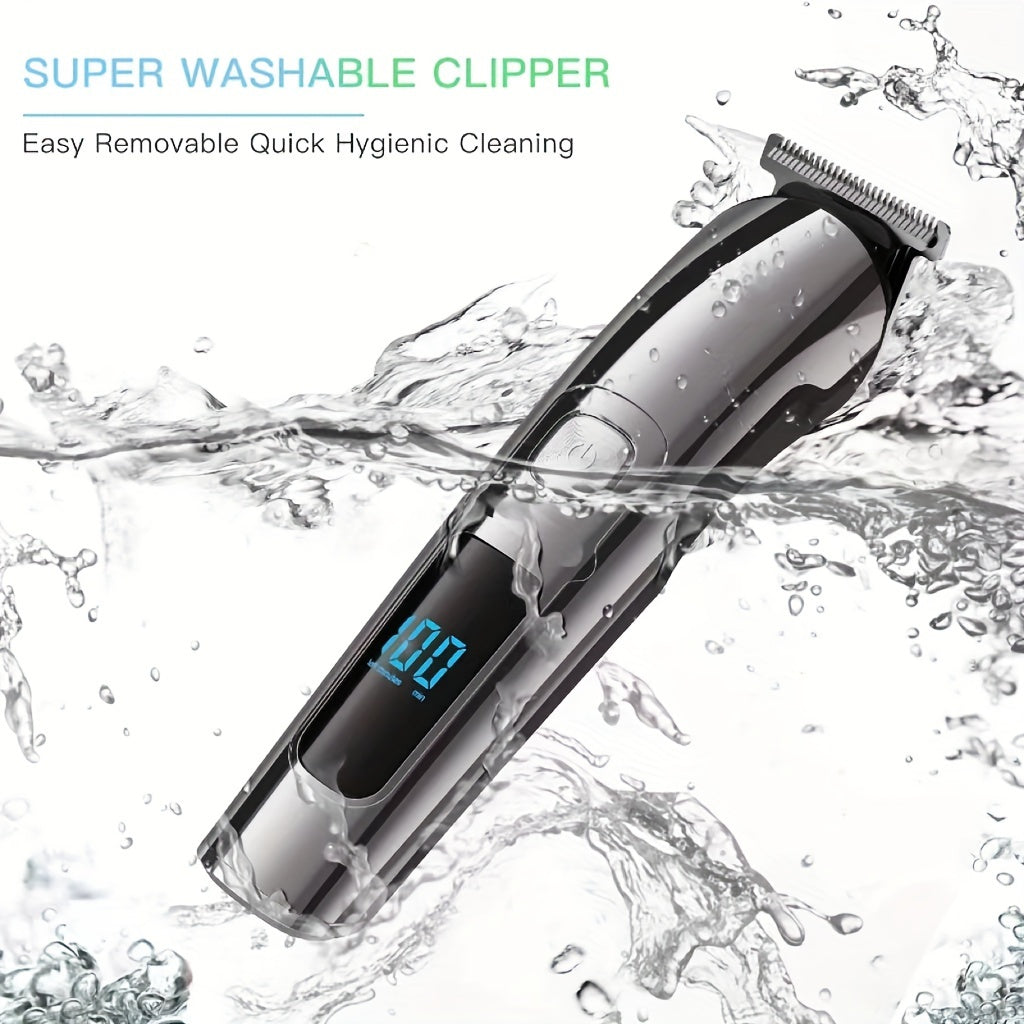Beard Trimmer Electric Razor Shaver Cordless Hair Clippers Grooming Kit