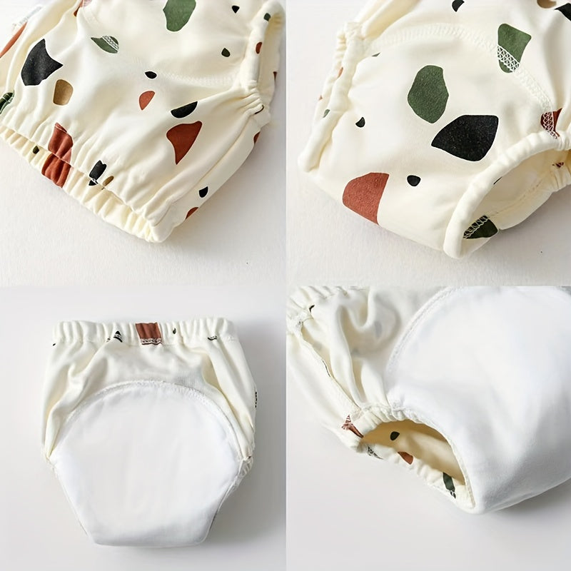 Kichkina bolalar uchun quruq, nafas oladigan paxta qayta ishlatiladigan ta'lim kiyimlari