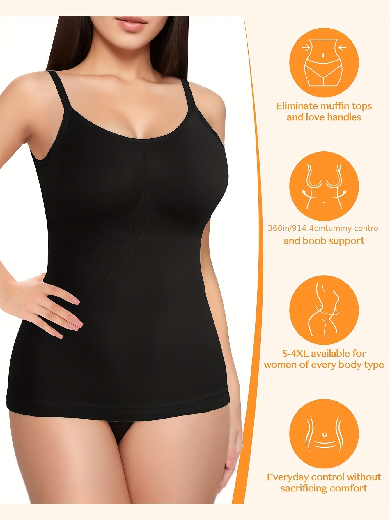 Plus-Size Women's Sportswear Tummy Control Butt-Lifting Shapewear