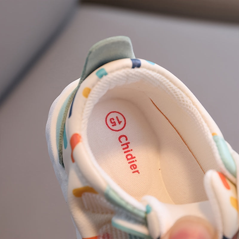 Zapatillas de lona de bebé para niños y niñas, microfibra, cuero sintético, antideslizantes, para interior y exterior, primavera y otoño