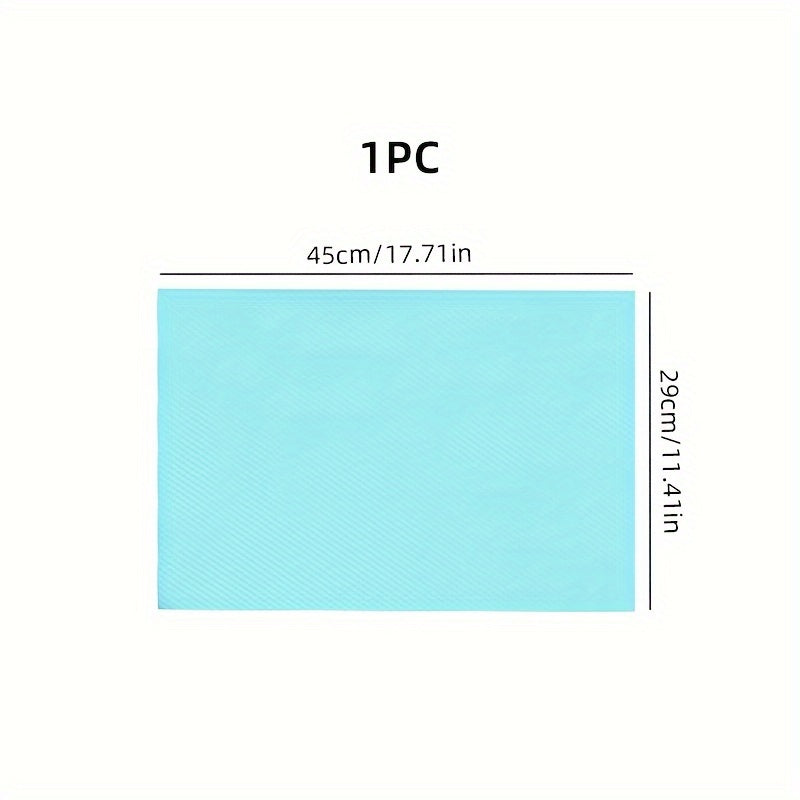 Gray Four-Leaf Flower Pattern Shelf and Drawer Liners for Kitchen Cabinets and Fridges