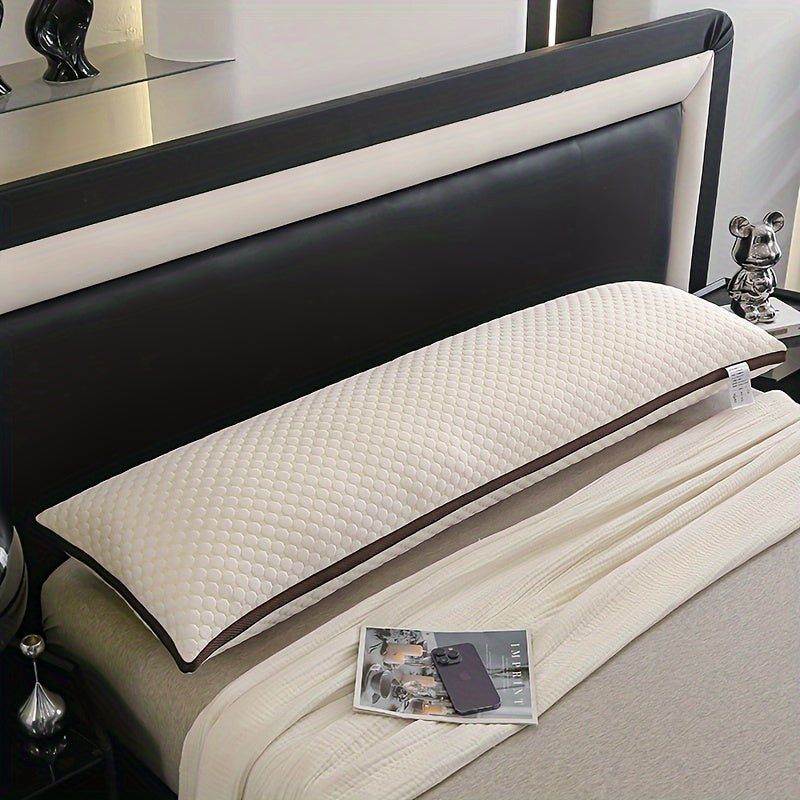 Orqa tomon va qorni uchun massaj funksiyali uzun to'qilgan tanali yostiq