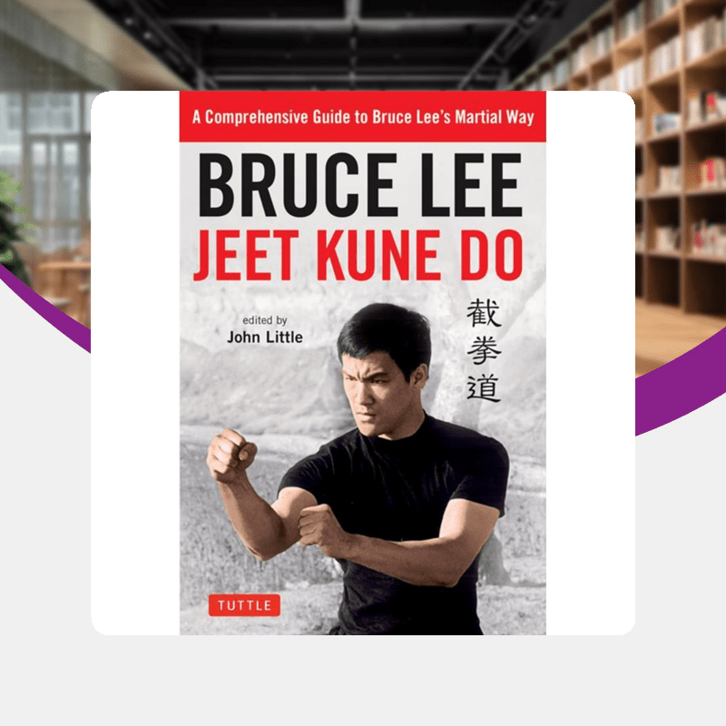 Английский мягкий переплет книги о Джит Кун До Брюса Ли от Джона Литтла