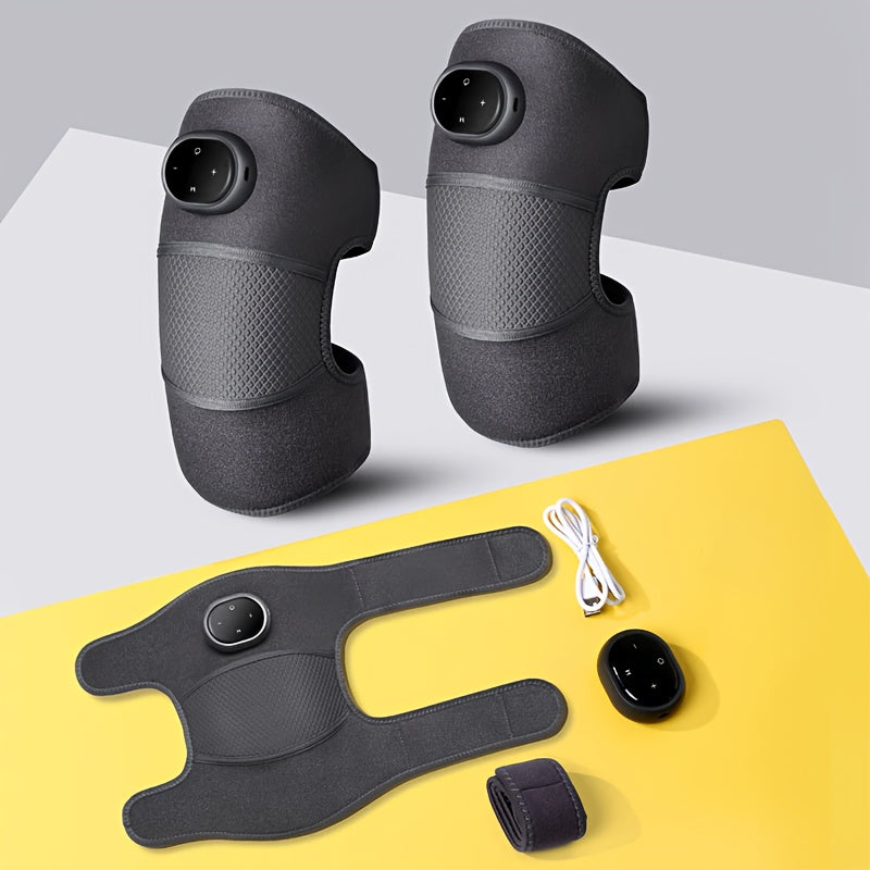 3-in-1 ergonomik massaj qiluvchi, tizzalar, yelka va tirsaklar uchun, sozlanadigan haroratlar va vibratsiya funksiyasi bilan