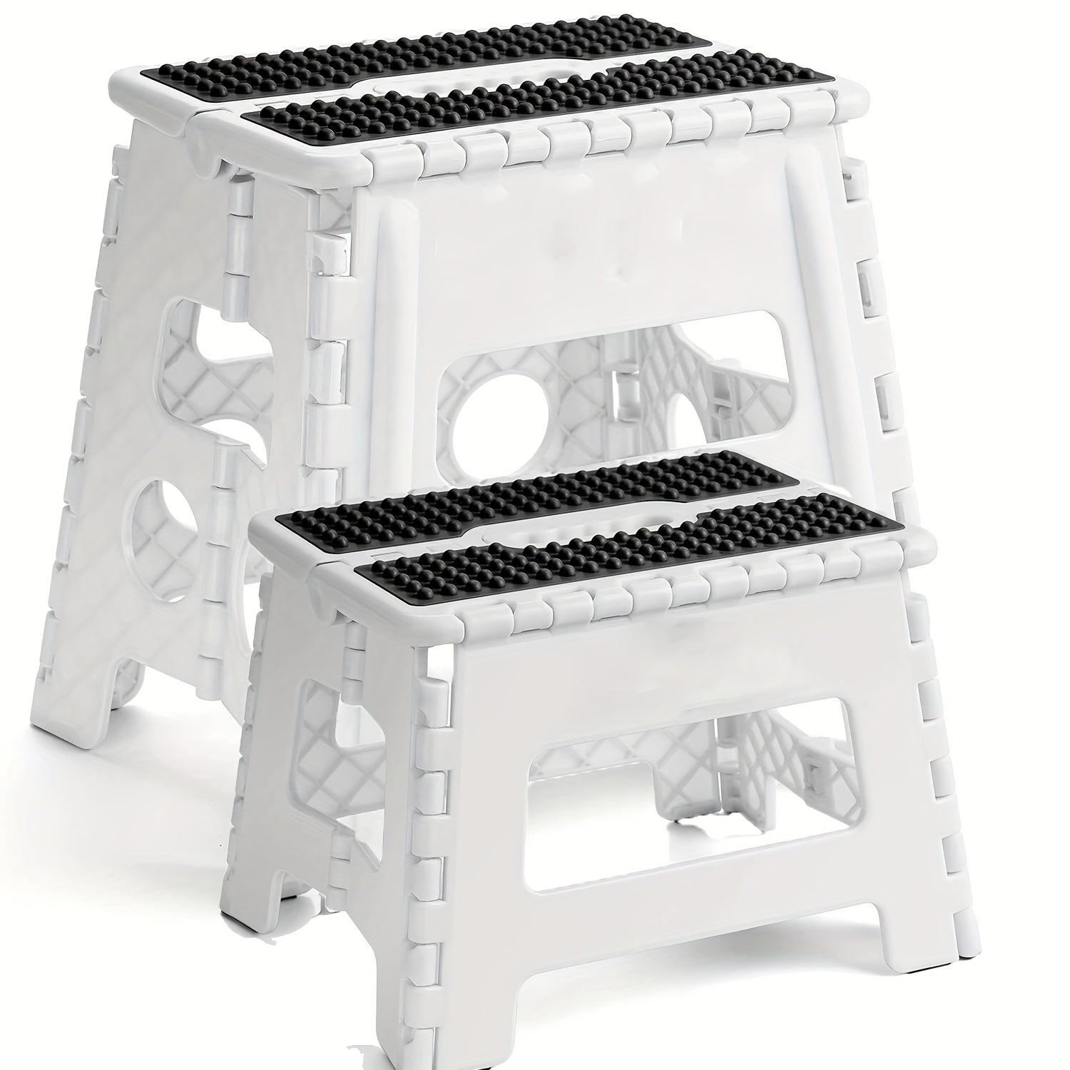 Pink Folding Step Stool for Adults, Non-Slip, Portable, 22.86cm x 33.02cm