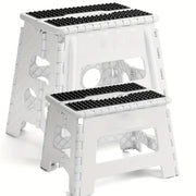 Pink Folding Step Stool for Adults, Non-Slip, Portable, 22.86cm x 33.02cm