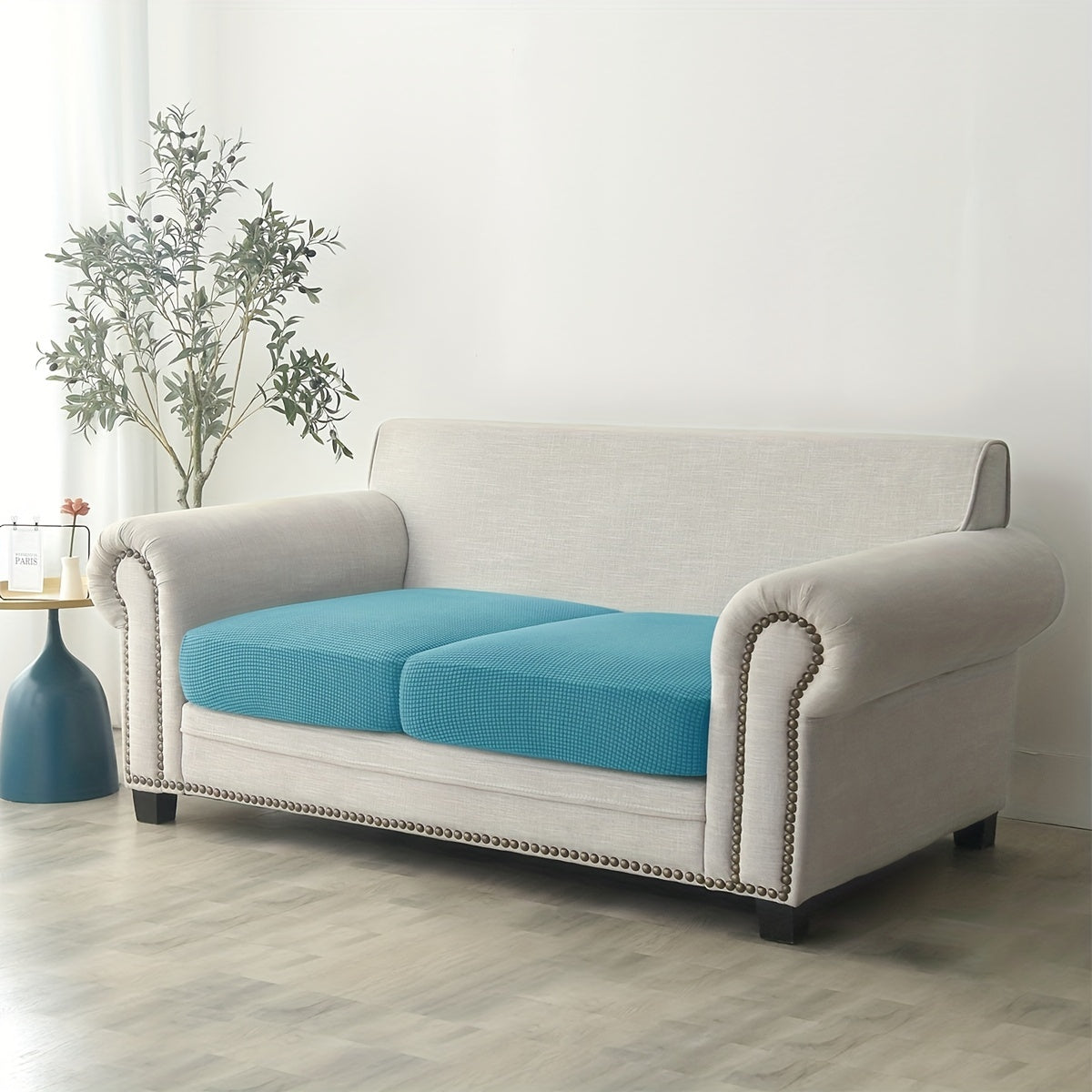 1 шт. жаккардовая наволочка для дивана для декора гостиной, с эластичным чехлом для сиденья для дивана.