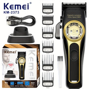 Cordless Hair Clippers USB Rechargeable Magnetic Motor DLC Blades for Fades Trims