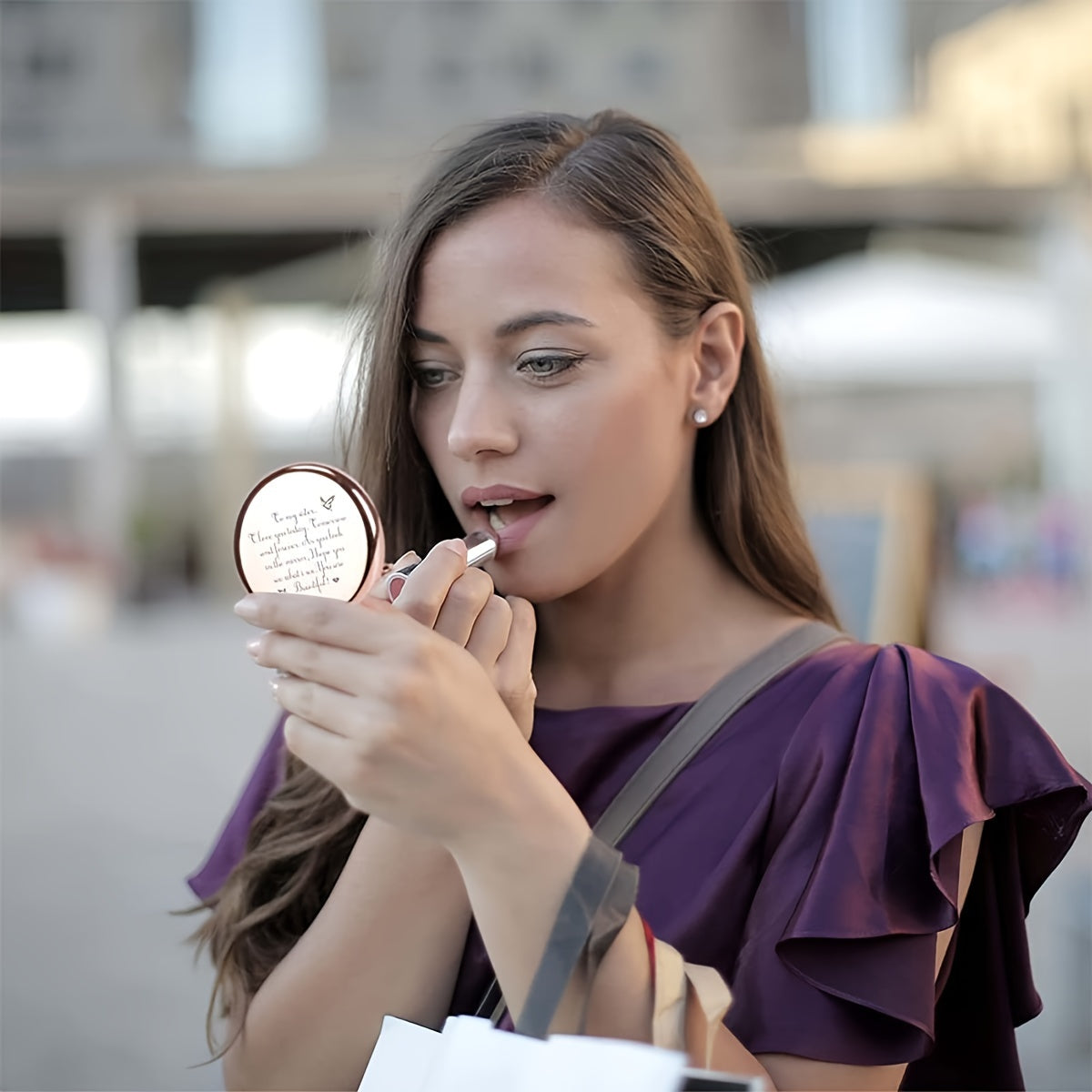 Портативный электролитический набор зеркал для макияжа с подарочной коробкой для путешествий и использования на природе