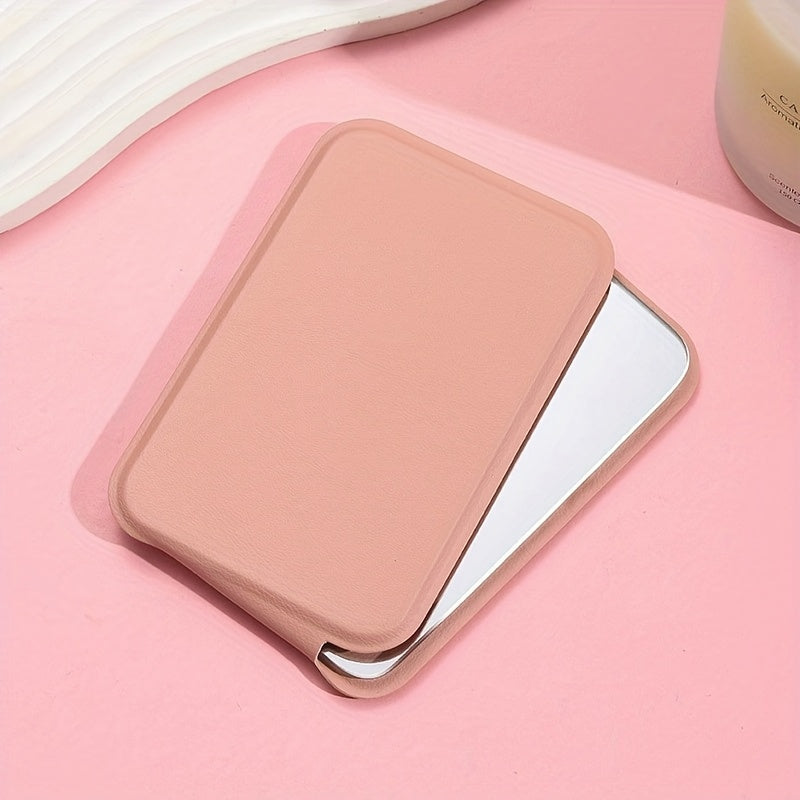 Portable Glass Makeup Mirror for Women Folding Travel Compact Tabletop