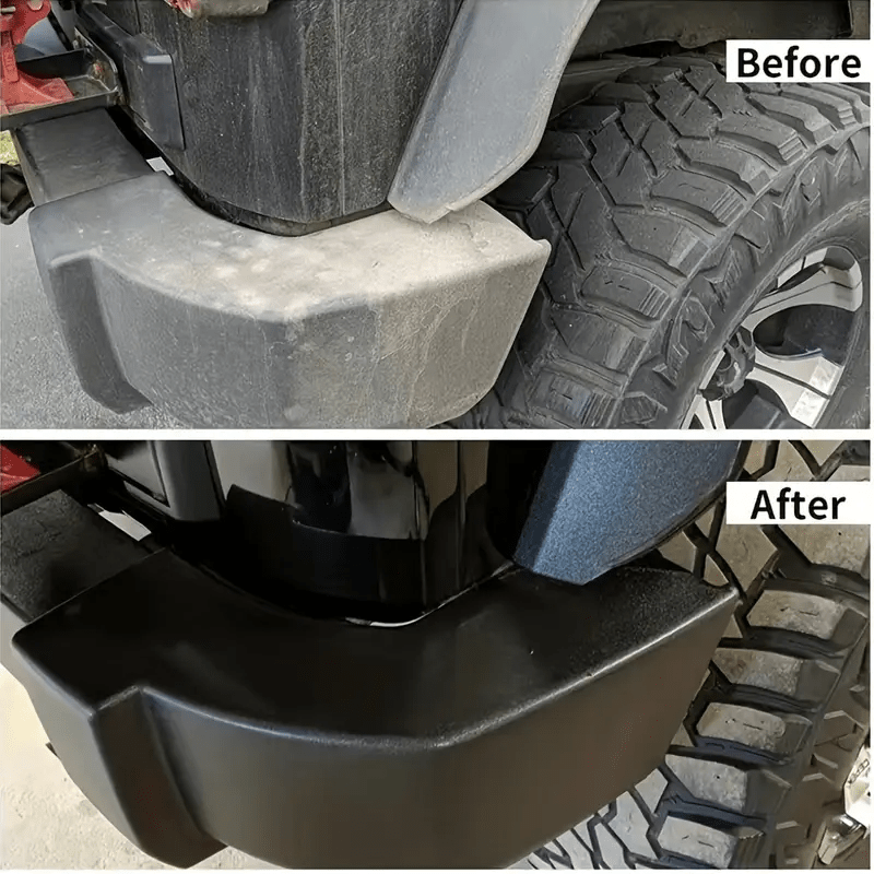 Crema de restauración universal de plástico negro para interior de coche y muebles