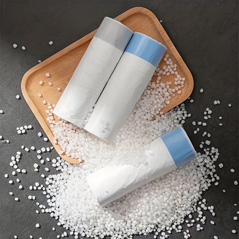 75 Qo'shimcha Kuchli Polietilen Axlat Sumkalar, Suv O'tkazmaydigan, Hidi Qarshi, Chiziq bilan tortiladigan