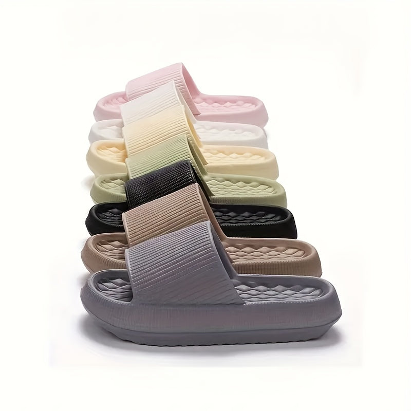 Men Women Soft Sole Platform Slip On Sandals Non-Slip Indoor Outdoor Slides