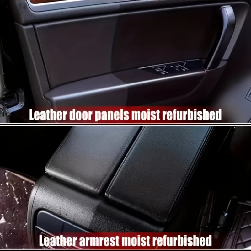 Pasta restauradora de neumáticos y plástico para coche universal, acabado brillante negro para exterior e interior