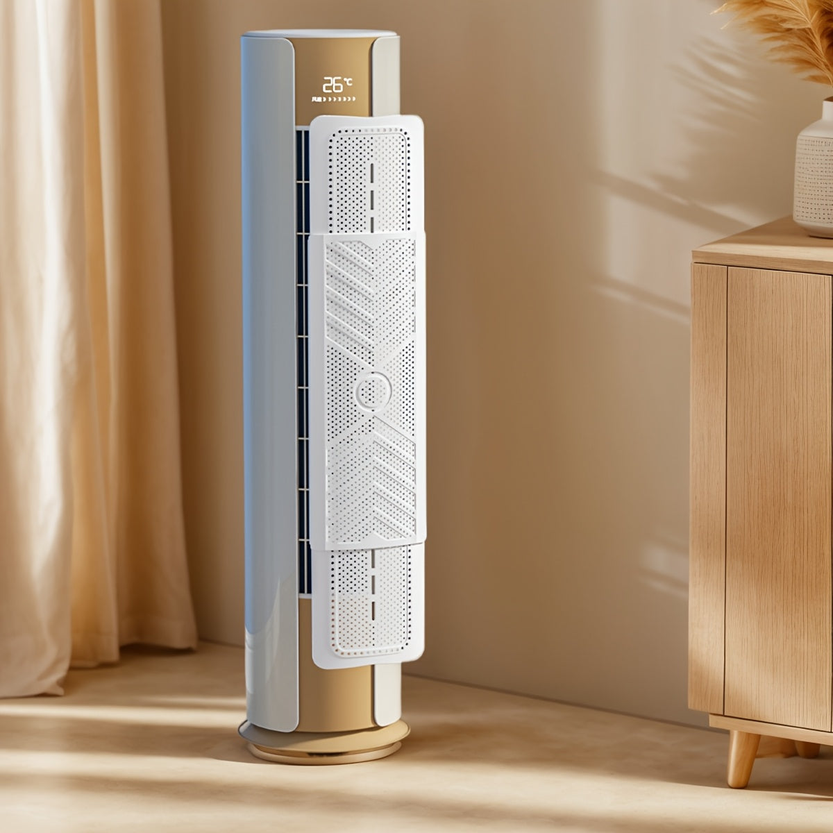 O'zingizni qulay uy muhitini yaratish uchun elektr energiyasiga ehtiyoj sezmasdan, Pure White Vertical Plastic Panel Adjustable Air Conditioner Wind Blocker bilan tanishing. O'rnatish oson va qulay muhit yaratish uchun mukammal.