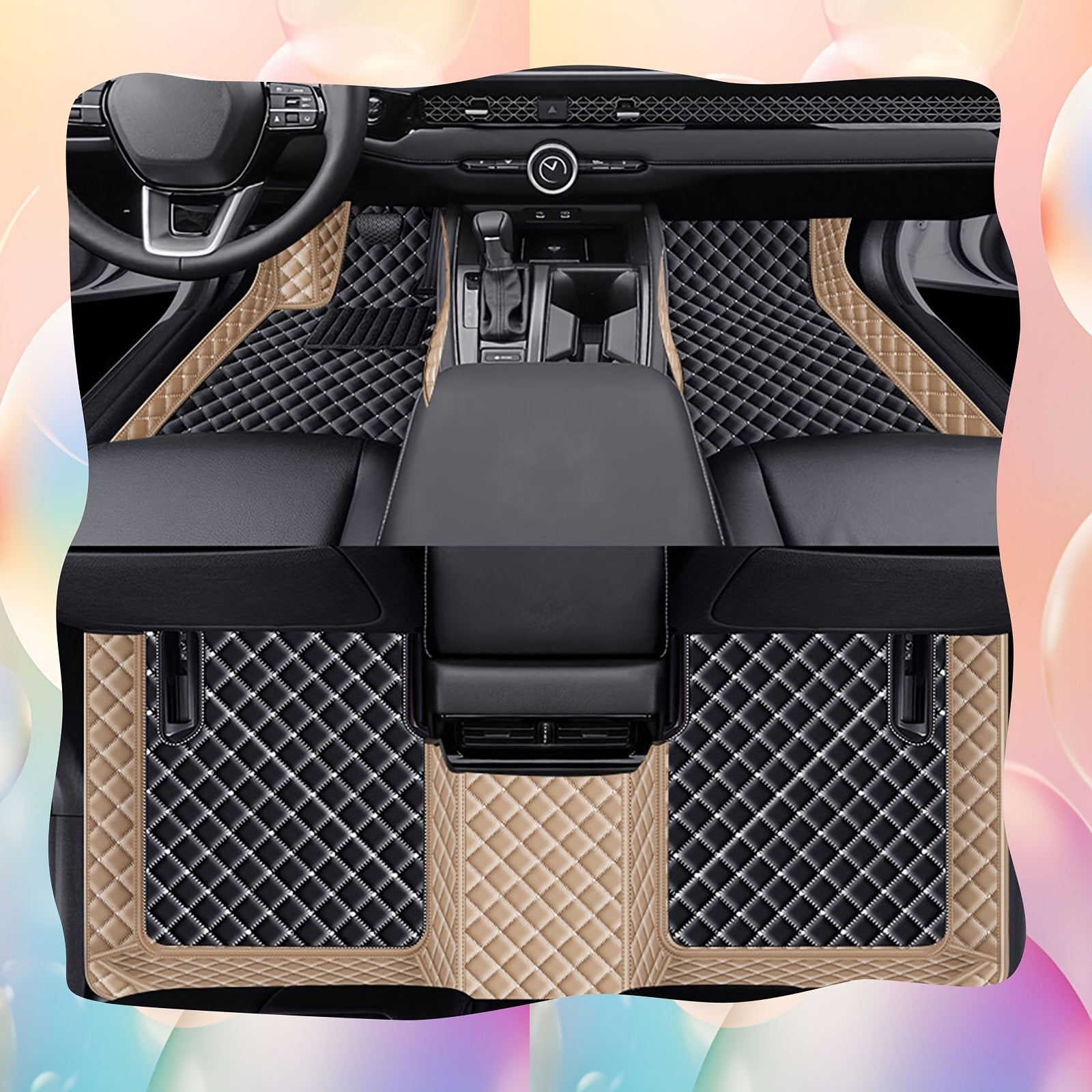 Karyer podshipniklari uchta to'plam kichik SUV uchun sun'iy charm barcha mavsum uchun