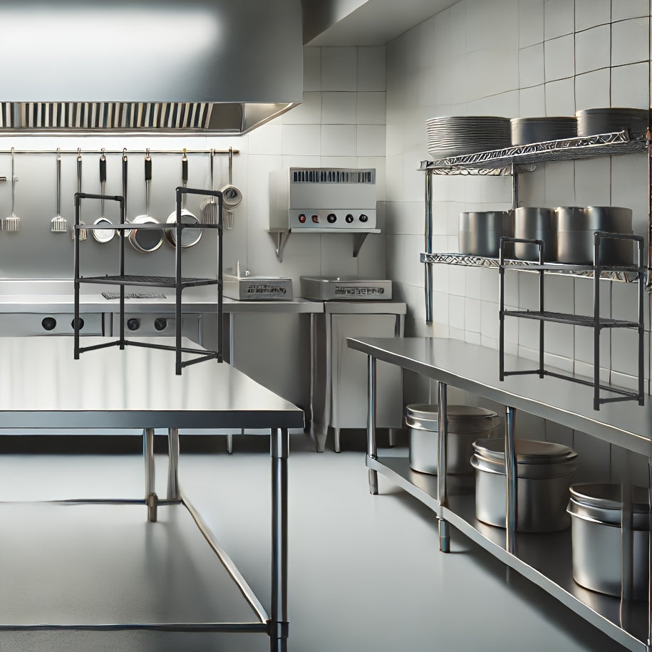 Двухэтажная полка для духовки для хранения на кухне, подходящая для столовой и кухни