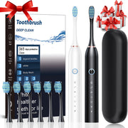 Electric Toothbrush for Adults USB Rechargeable Deep Clean Soft Bristles Couples Automatic Cleaning