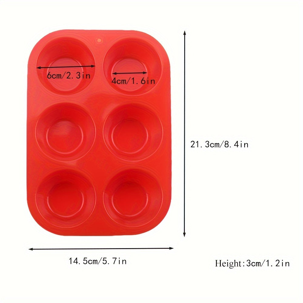 High Temperature Resistant Silicone Muffin Cup Cake Mold for Baking Pudding Mousse Soap Candles 1 Piece