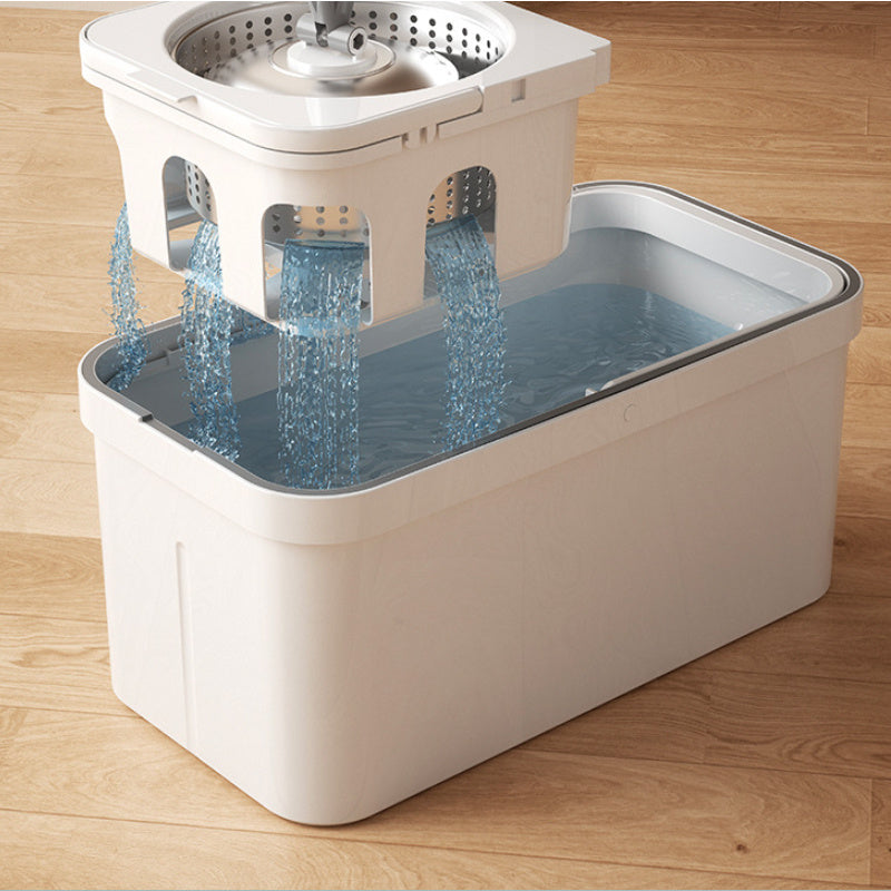 Ko‘p yuzali mikroto‘qimachilik mop to‘plami, o‘z-o‘zini siqib chiqaradigan va ajraladigan tutqich bilan