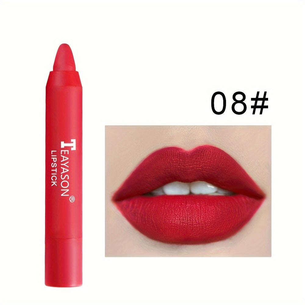 Women Matte Lipstick 12 Shades Long-Lasting Waterproof Lip Color