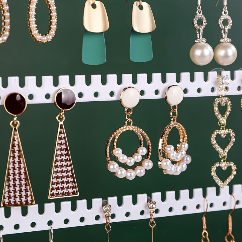 Квадратная витрина для украшений на столе с ящиком для хранения часов, цепочек, серег, колец