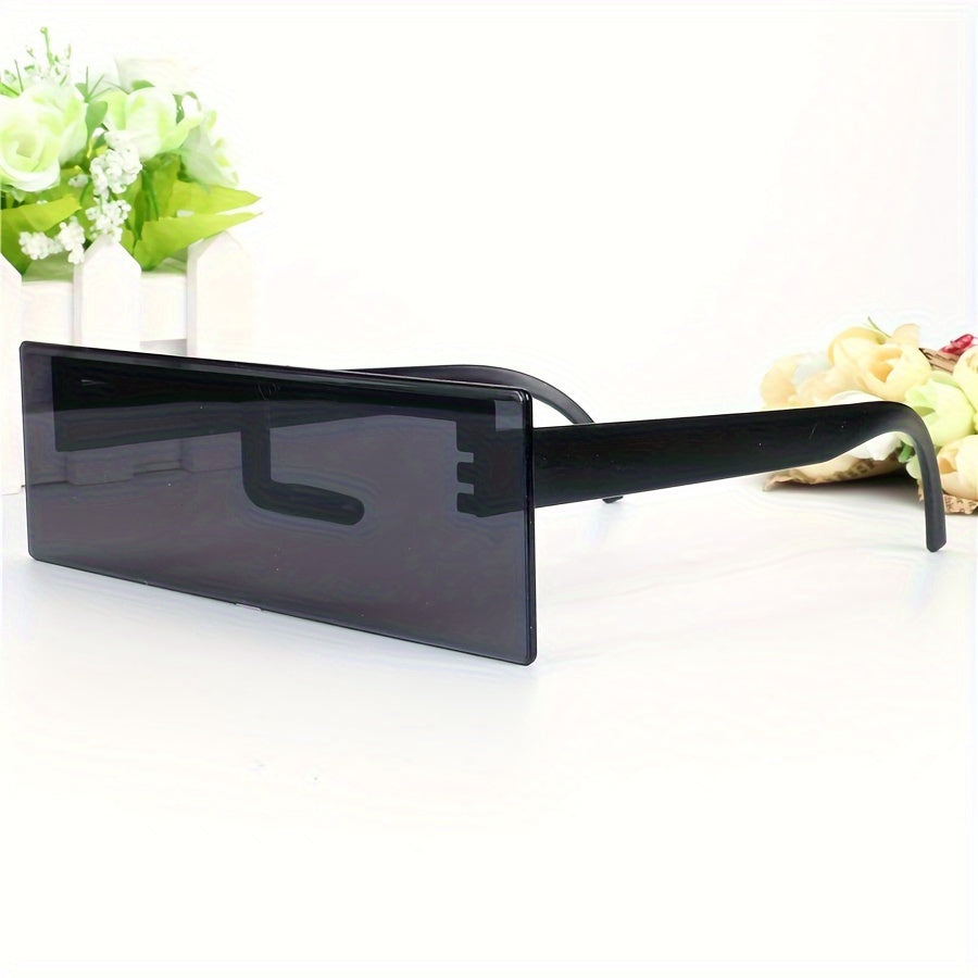 Gafas de mosaico unisex para fiesta, accesorios de cosplay, disfraz de novedad, de una pieza