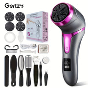 Rechargeable Electric Callus Remover with LCD Display USB Charging 2 Speeds Dead Skin Removal