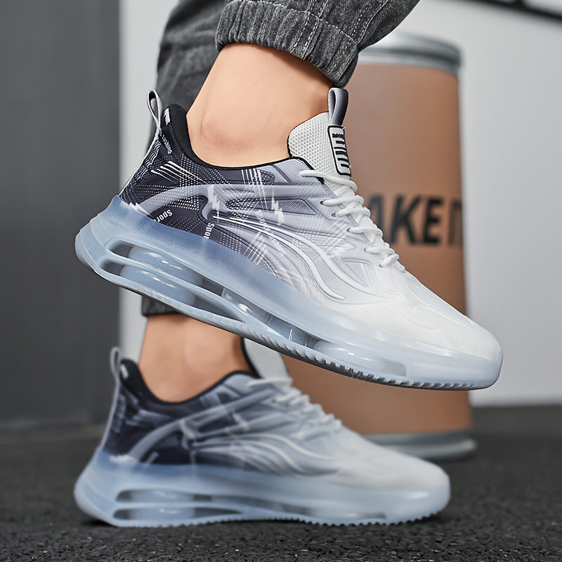 Men's Casual Sneakers Low Top Fabric Non-Slip Shock-Absorbing Street Style