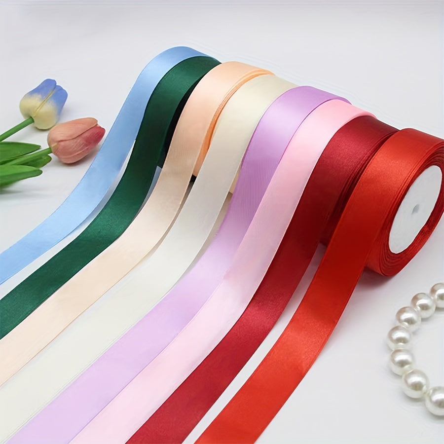 Satin Ribbon 2.5cm Wide 25 Yards Long for Gift Wrapping Wedding Decoration
