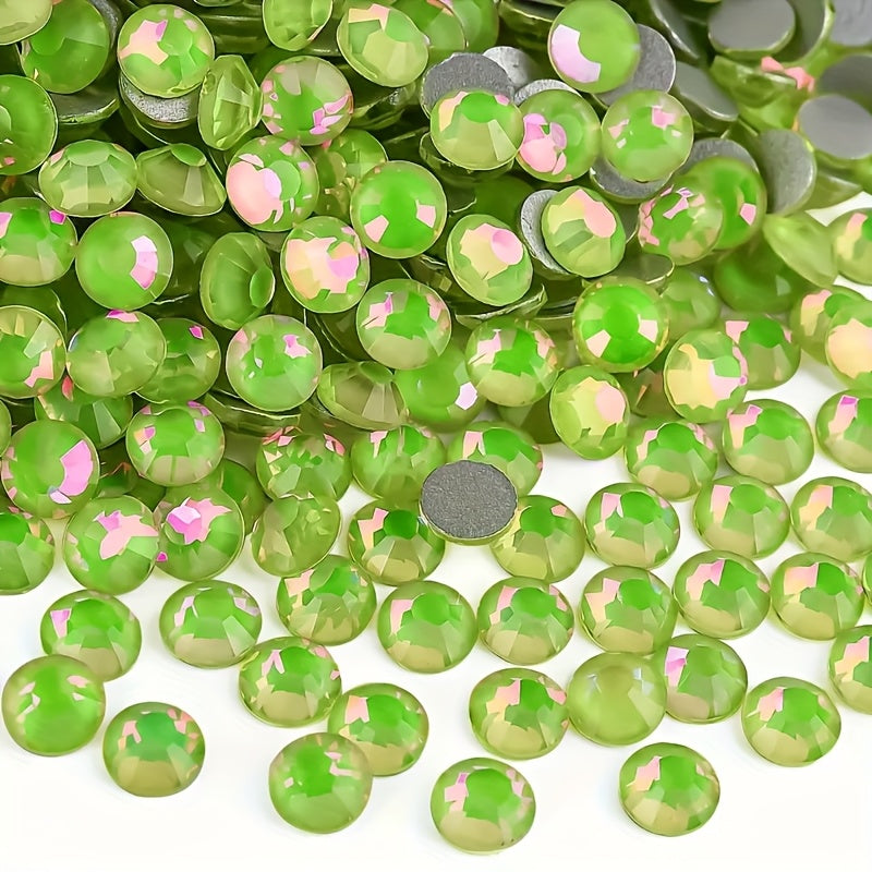 1440 dona rhinestones, tirnoq san'ati va aksessuarlar uchun, shisha toshlar, poyabzal, kiyim, makiyaj sumkalar uchun