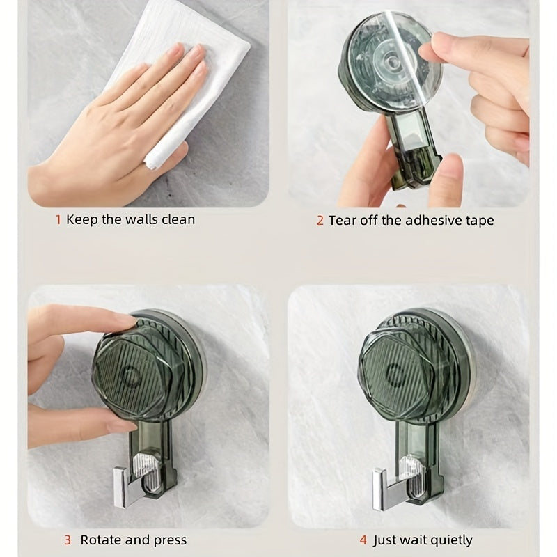 Gancho con ventosa para colgar ropa y toallas sin taladro, montaje en pared