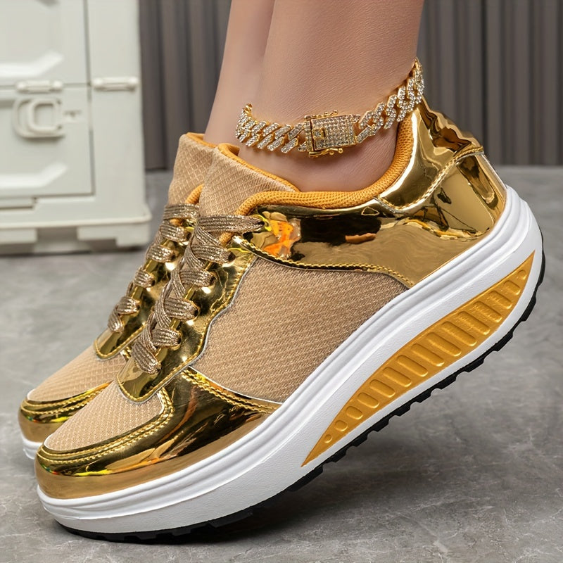 Women’s Fashion Sneakers with Thick Platform Sole All-Season Casual and Sport Shoes