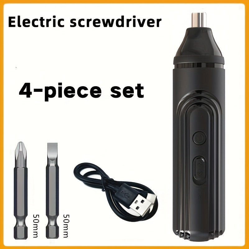 Kit de destornillador inalámbrico eléctrico con batería de litio recargable para reparaciones en el hogar