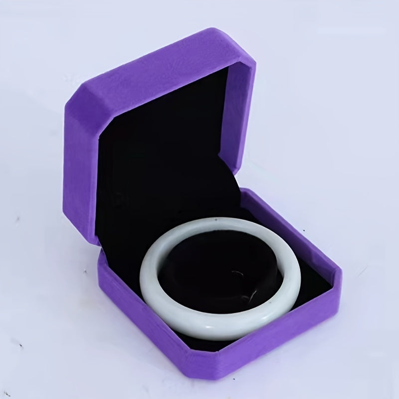 Бархатная восьмиугольная шкатулка для украшений для женщин и девочек