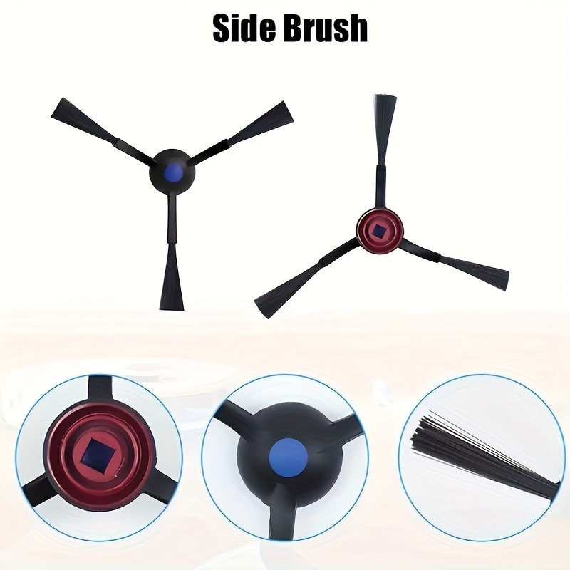 19-Donali Robot Chang'argich uchun aksessuarlar to'plami Ecovacs Deebot T30 Omni T30 Pro uchun Asosiy cho'tka HEPA filtrlari artib tozalash uchun yon cho'tkalar chang qoplari bilan