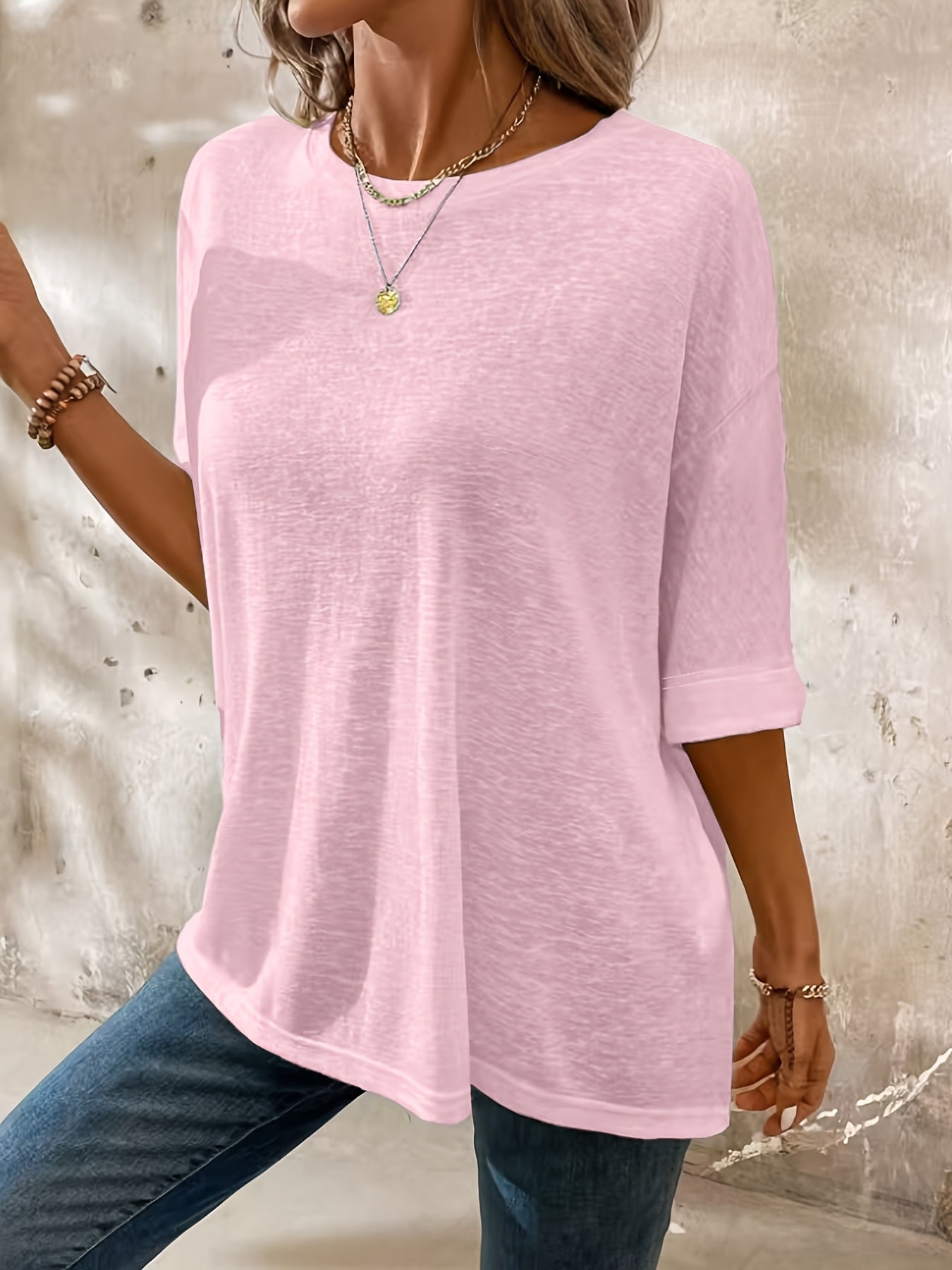Women’s Casual Short Sleeve T-Shirt Lightweight Breathable Top for All Seasons