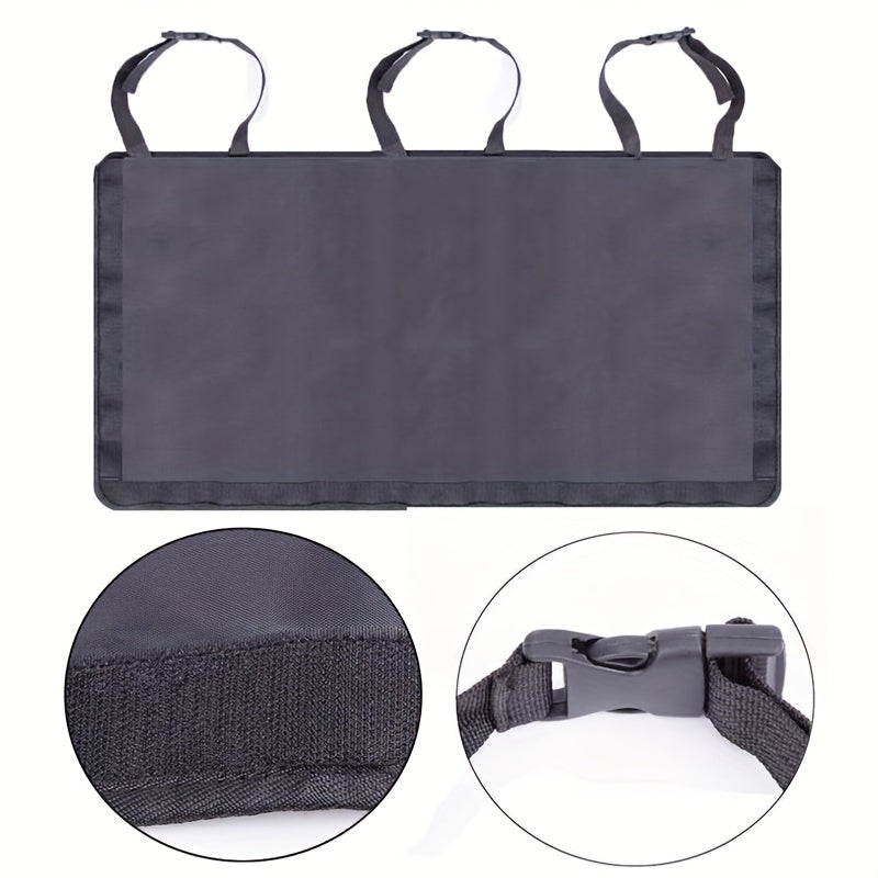 Car Seat Organizer with Back Storage Toy Hanging and Anti-Kick Pad