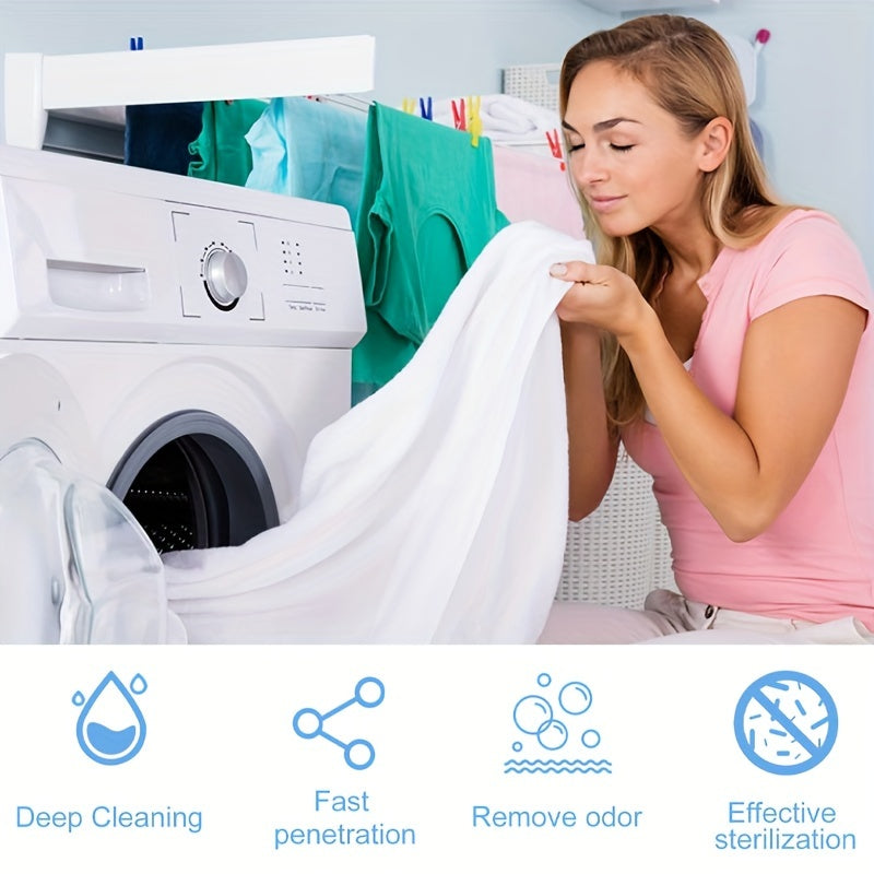 Washing Machine Cleaner Descaler Tablets for Front and Top Load Washers Deep Drum and Seal Cleaning