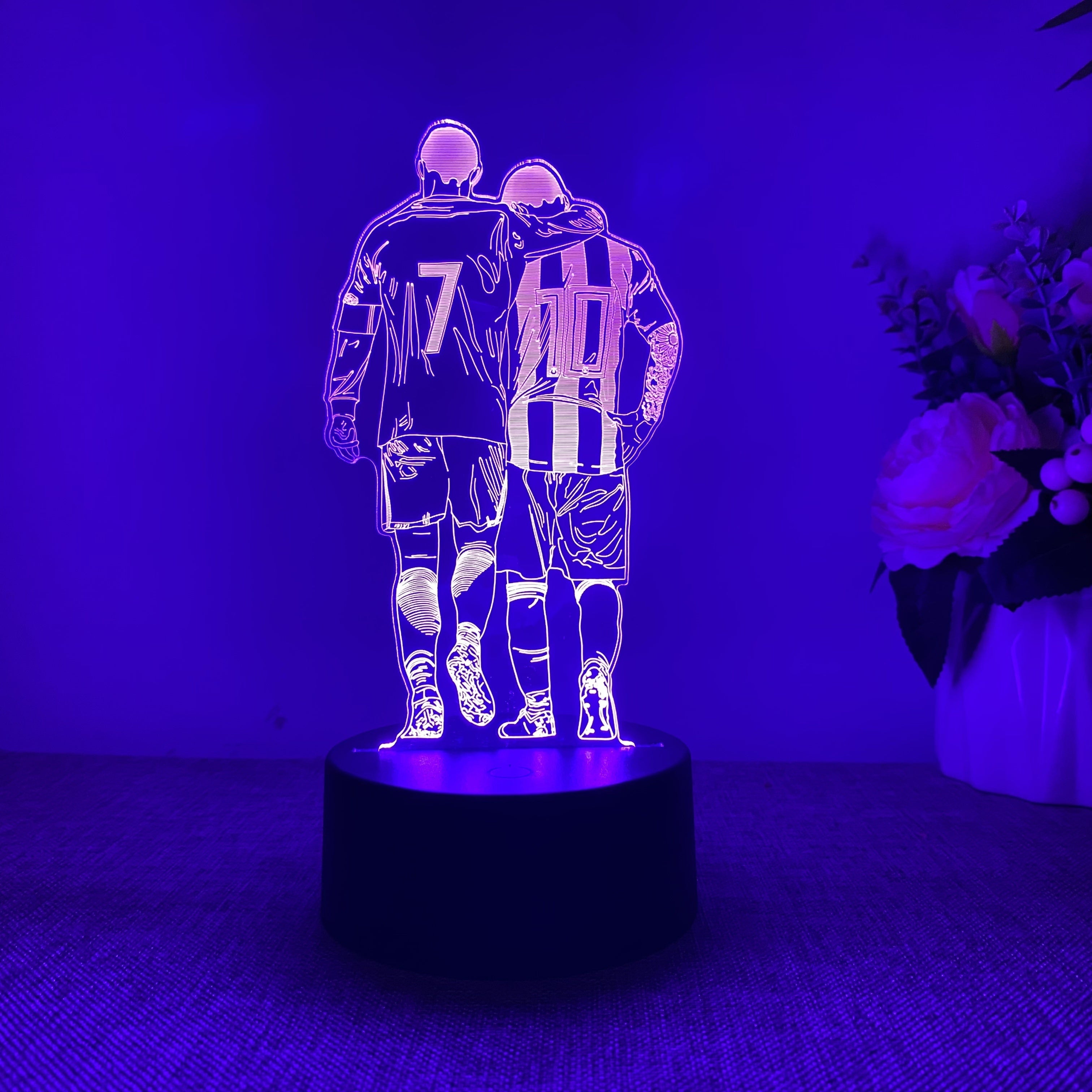 3D Football Night Light for Fans Kids and Adults Decorative LED Gift