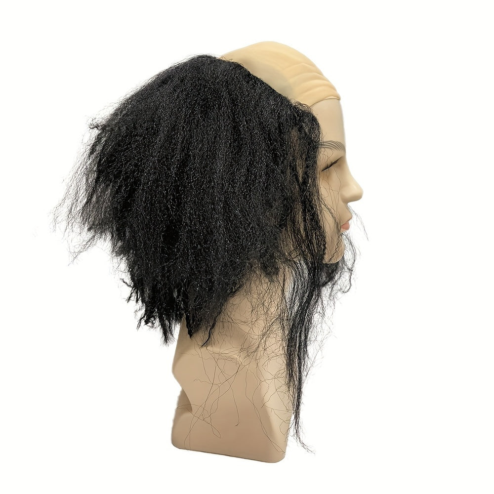 Rang-barang Cosplay sochlar mavzuli tadbirlar va partiyalar uchun Qora Oq Sariq