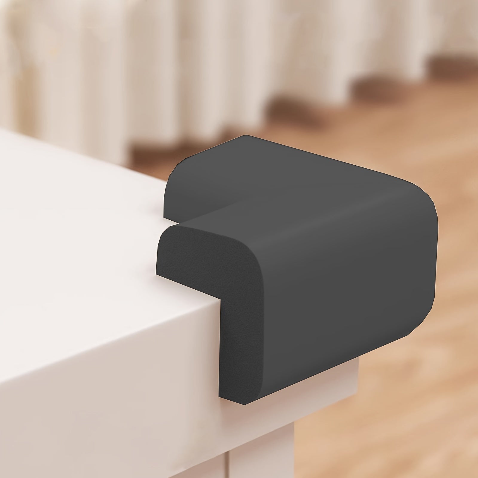 Package of 10 Soft Right Angle Corner Protectors for Chairs and Cabinets