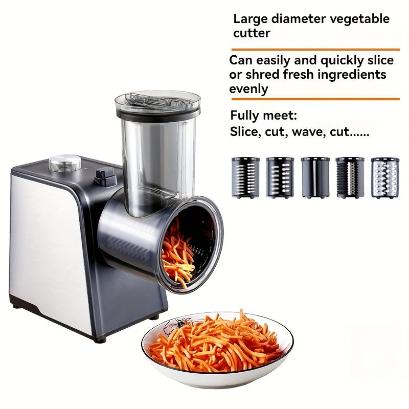 Electric Vegetable Chopper Slicer Stainless Steel EU Plug 220-240V for Potatoes