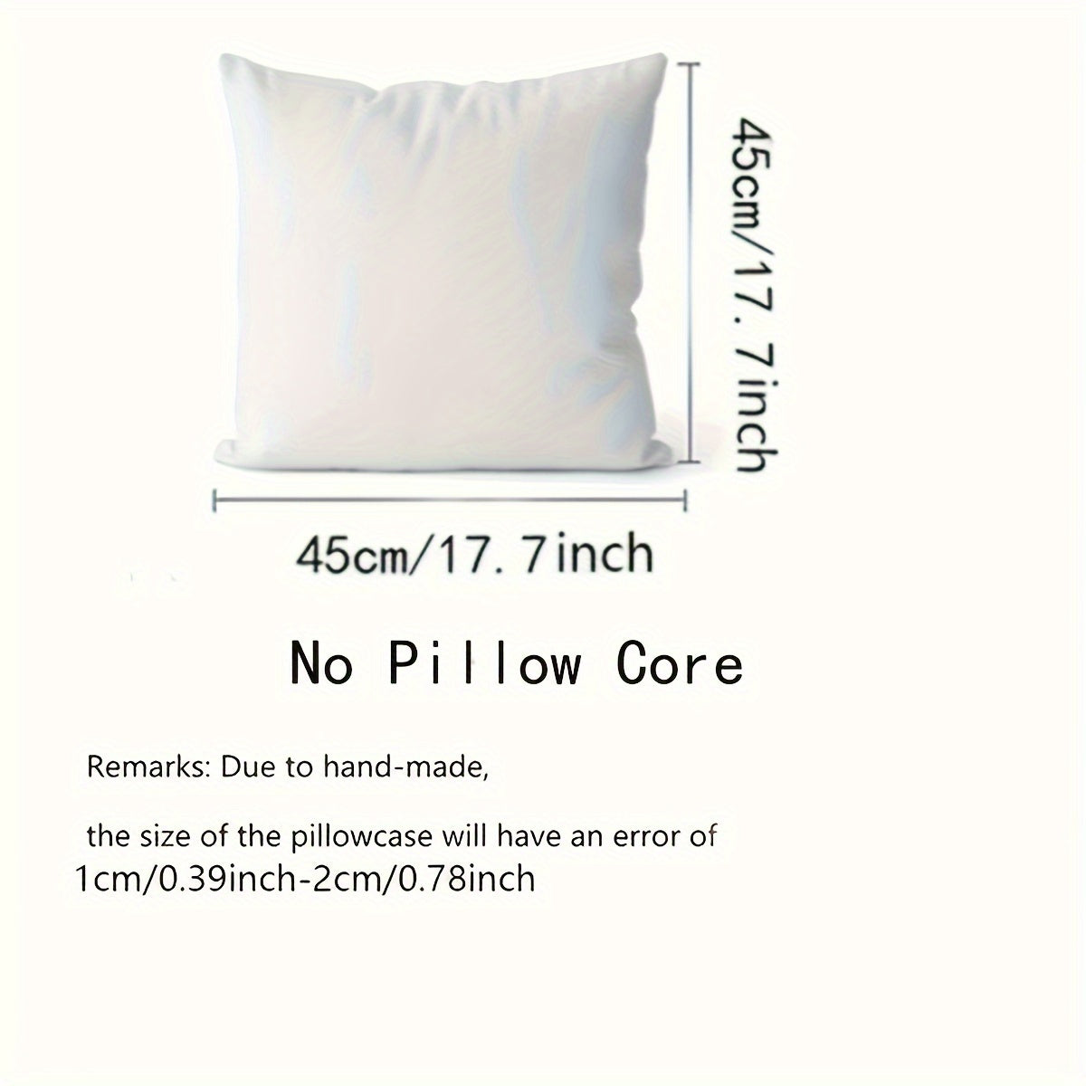 Velvet Throw Pillow Cover 2-Pack, Solid Color, Zipper Closure, for Living Room and Bedroom