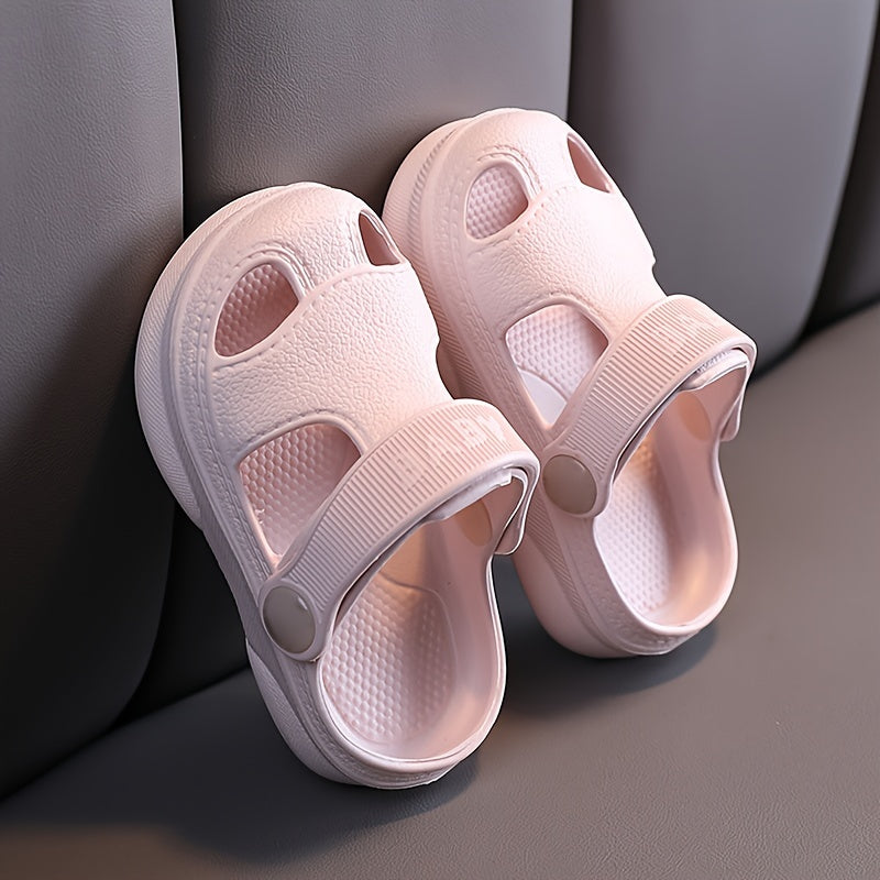 Sandalias de verano para niños con slip-on, transpirable EVA y suela antideslizante para niños y niñas