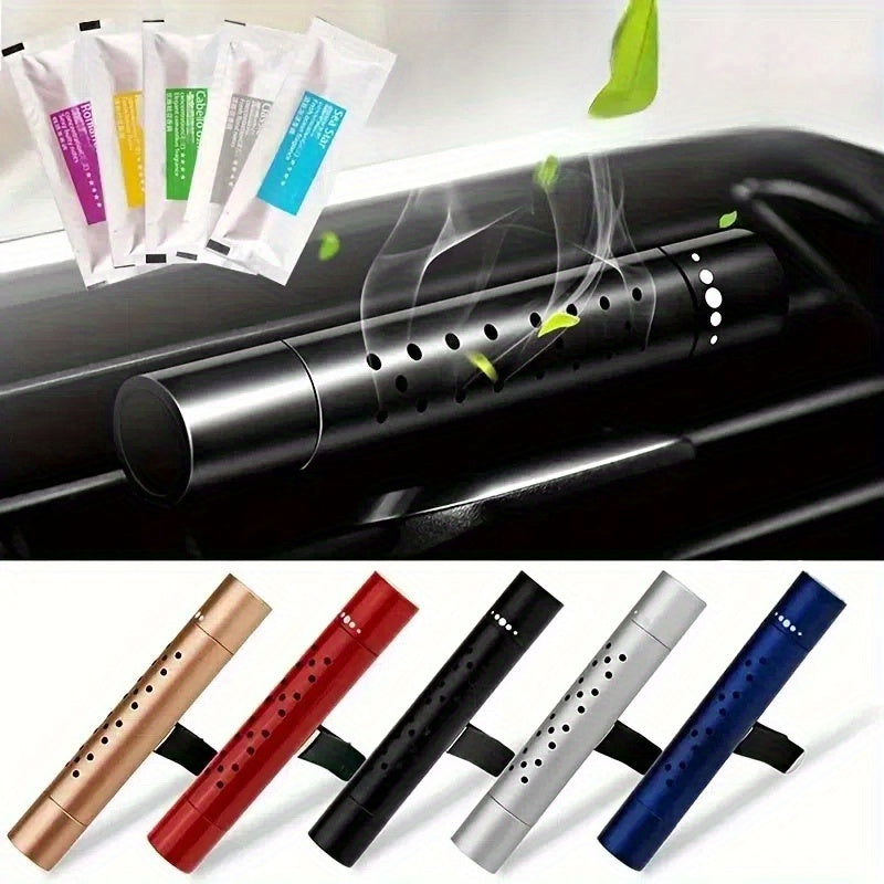 6pcs Adjustable Metal Car Vent Clips Durable Aluminum Alloy Air Freshener