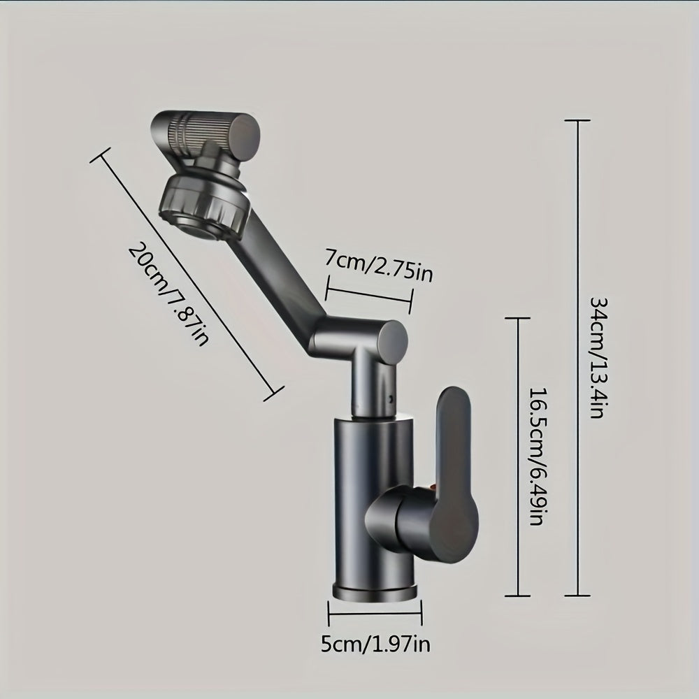 Juego de grifo de brazo robótico moderno ajustable para cocina y baño con agua caliente y fría