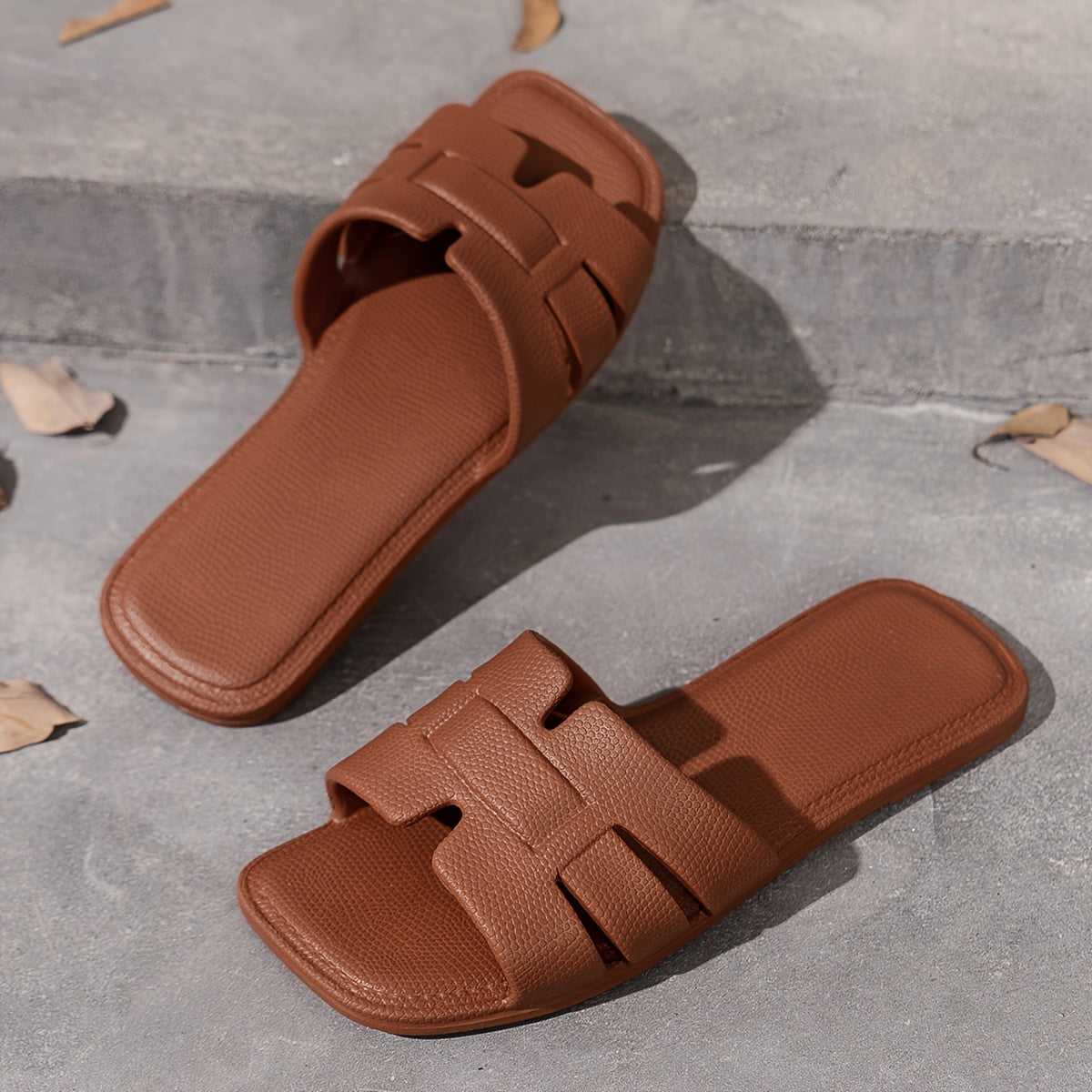 Women's EVA Flat Slip-On Sandals Lightweight Breathable Beach Bathroom